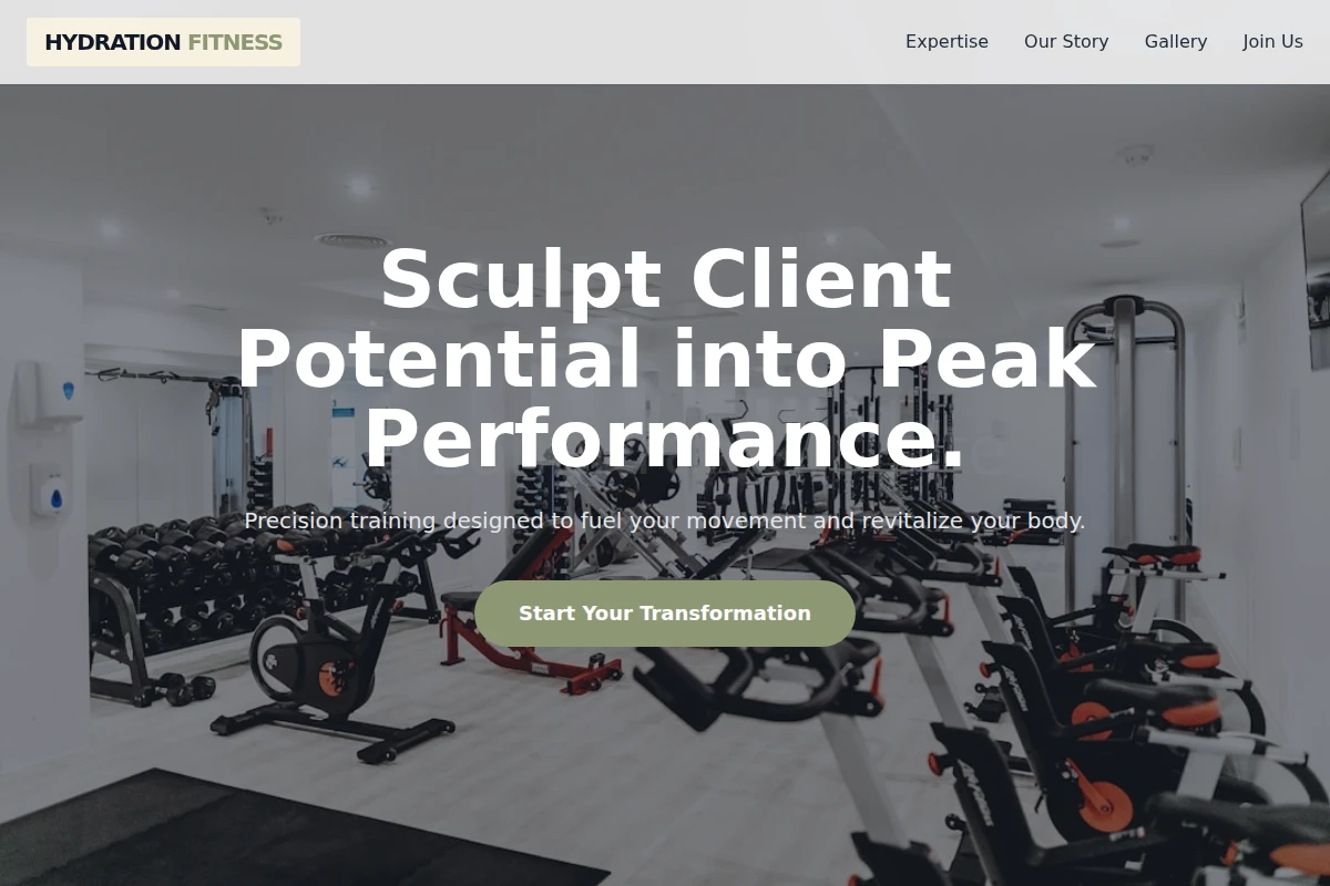 Hydration Fitness Personal Training Studio