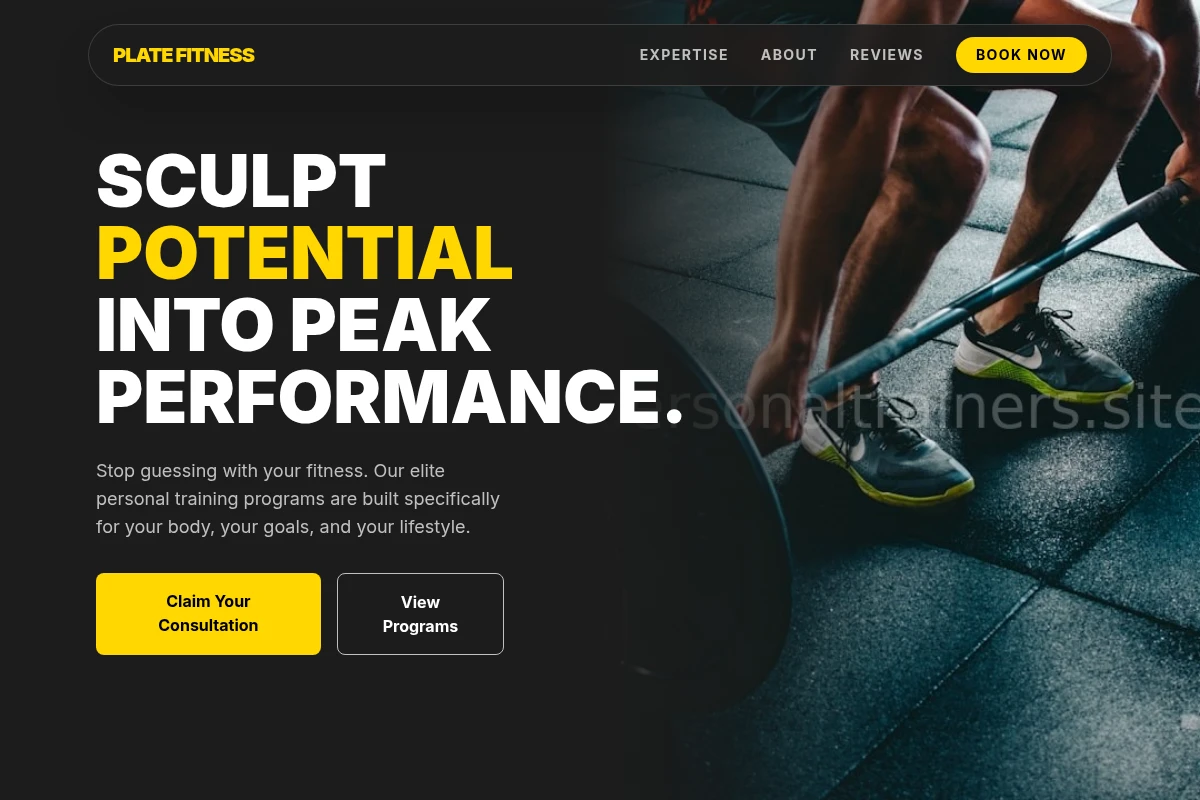 Plate Fitness Personal Training Studio