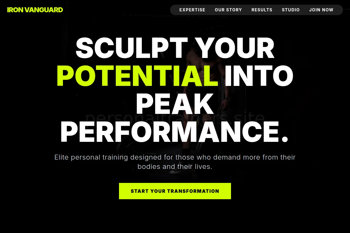 Workout Fitness Personal Training Studio